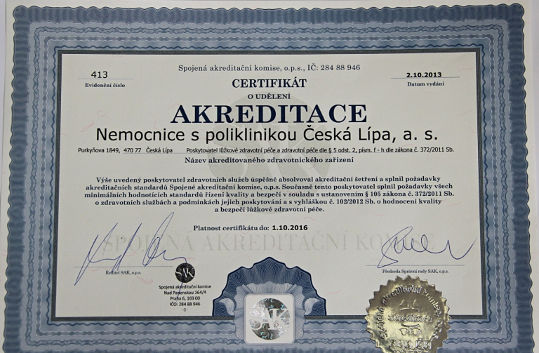 Certifikát